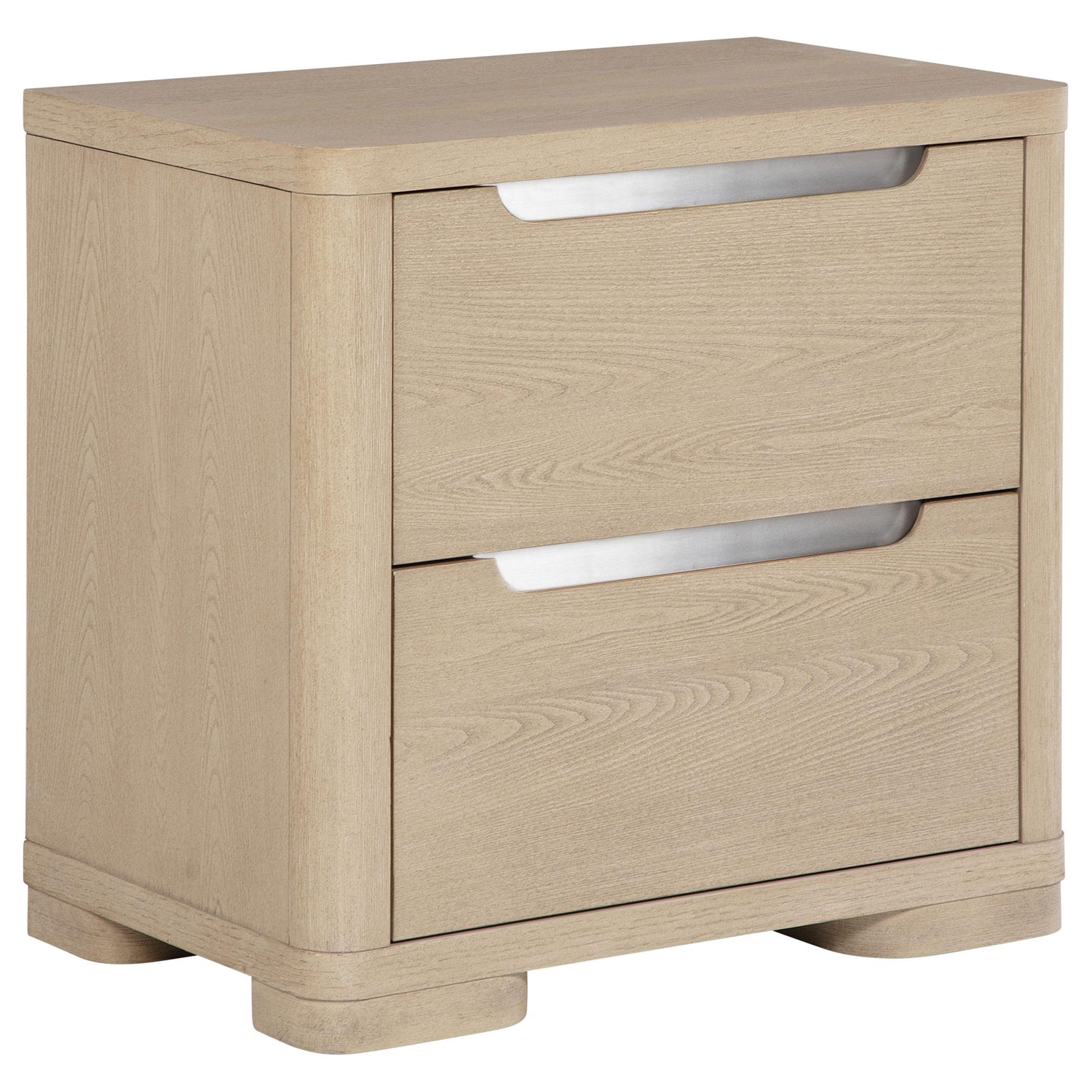 Ladera 2-drawer Nightstand Bedside Table Light Elm - 225082