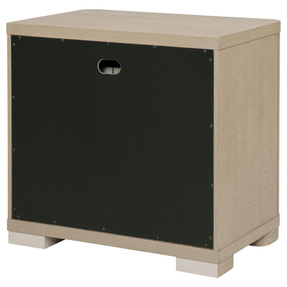 Ladera 2-drawer Nightstand Bedside Table Light Elm - 225082