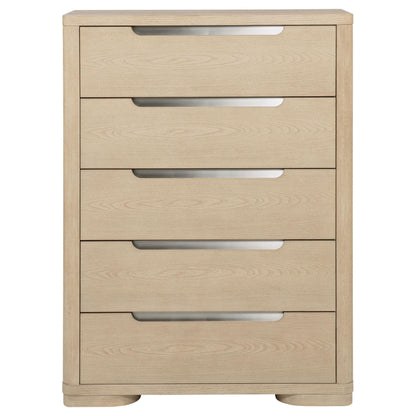 Ladera 5-drawer Bedroom Chest of Drawers Light Elm - 225085