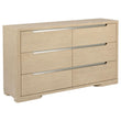 Ladera 6-drawer Bedroom Dresser Light Elm - 225083