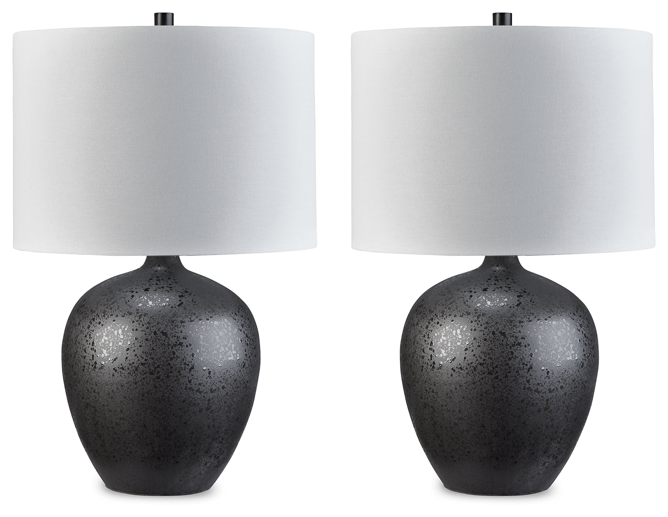 Ladstow Black Table Lamp (Set of 2) - L123894X2