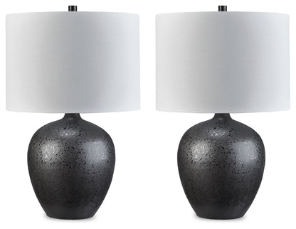 Ladstow Black Table Lamp (Set of 2) - L123894X2