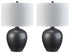 Ladstow Black Table Lamp (Set of 2) - L123894X2