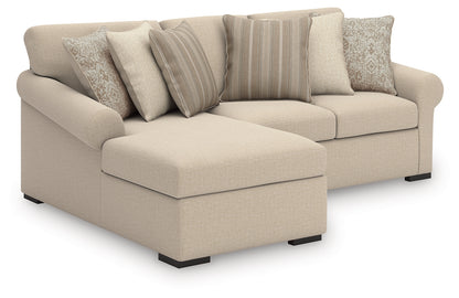 LadyMae Twill 2-Piece Sectional with Chaise - 59404S6