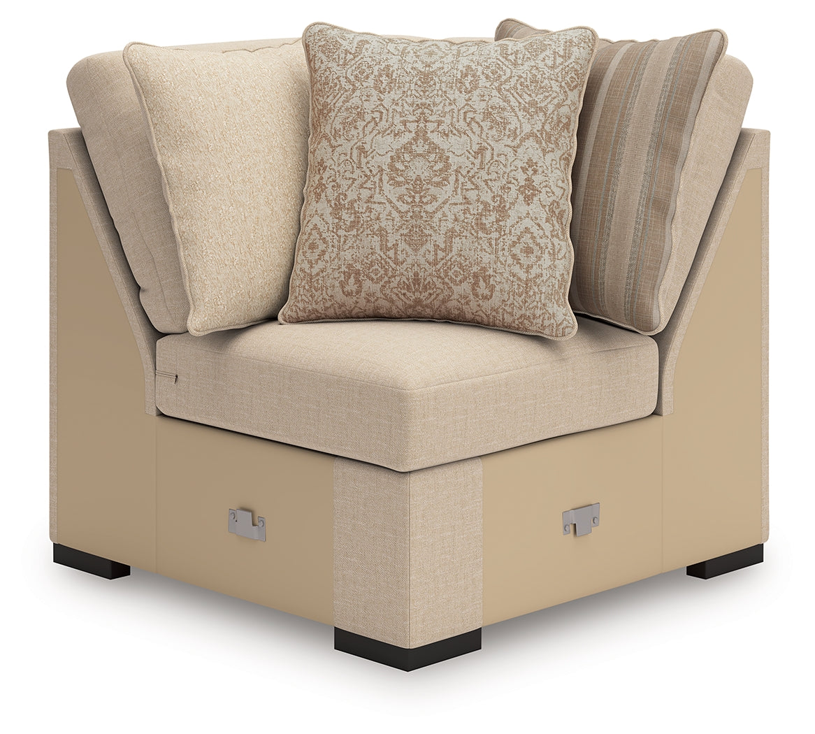 LadyMae Twill 5-Piece Sectional with Chaise - 59404S4