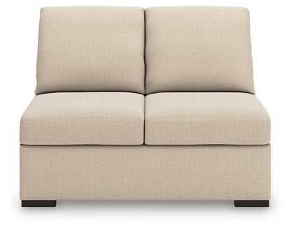 LadyMae Twill Armless Loveseat - 5940434