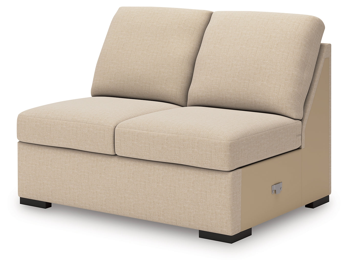 LadyMae Twill Armless Loveseat - 5940434