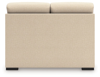 LadyMae Twill Armless Loveseat - 5940434