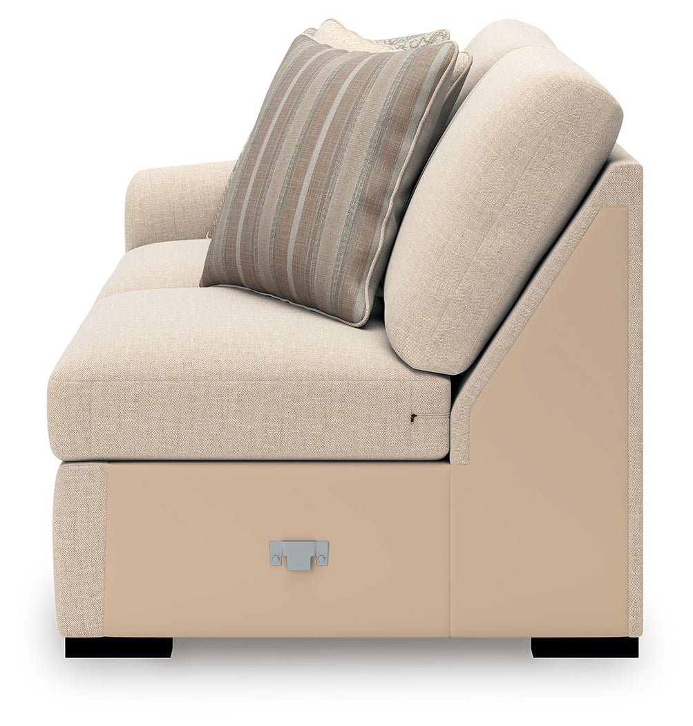 LadyMae Twill Left-Arm Facing Loveseat - 5940455