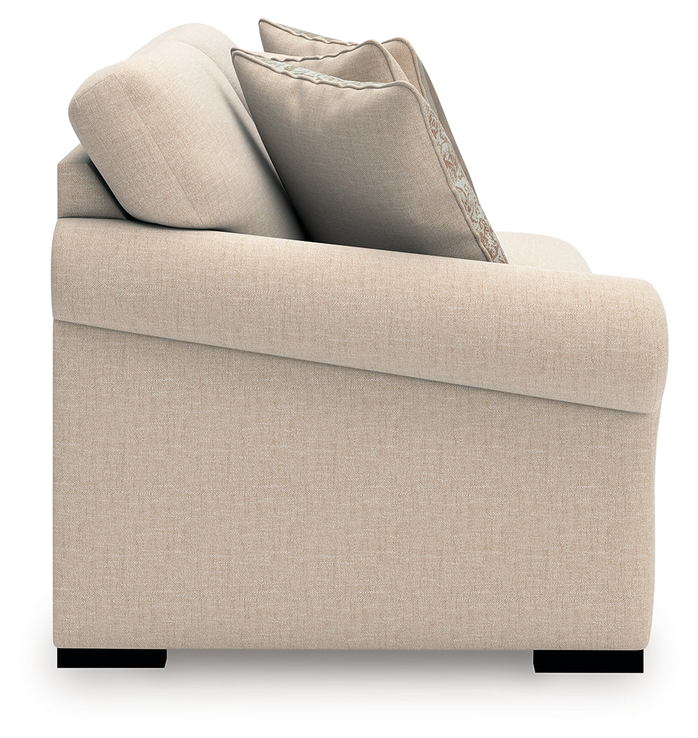 LadyMae Twill Left-Arm Facing Loveseat - 5940455