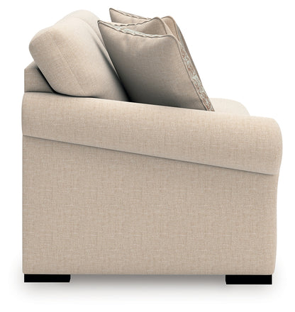 LadyMae Twill Left-Arm Facing Loveseat - 5940455
