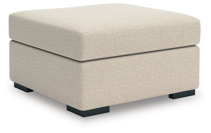 LadyMae Twill Oversized Accent Ottoman - 5940408