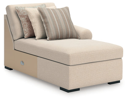 LadyMae Twill Right-Arm Facing Corner Chaise - 5940417