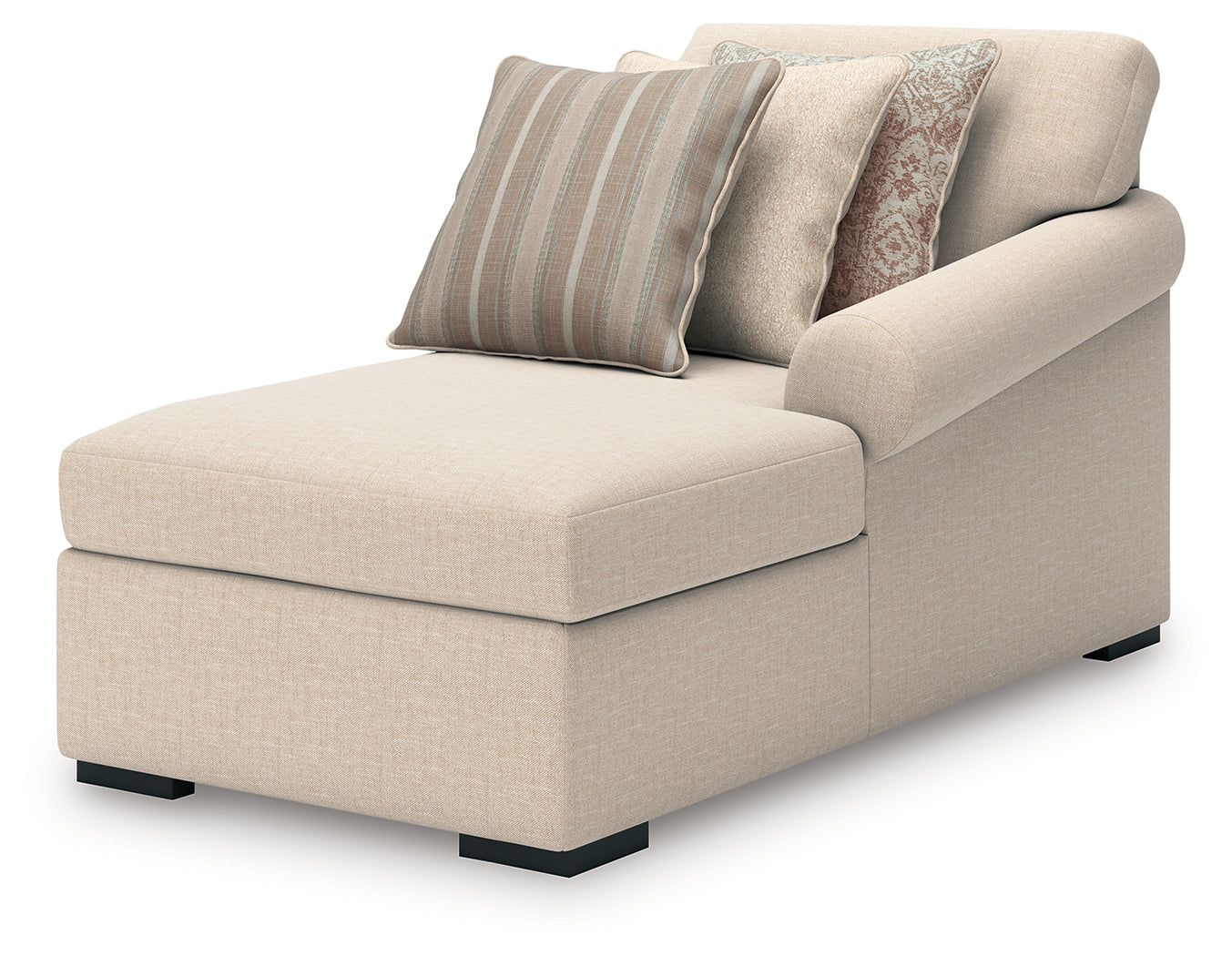 LadyMae Twill Right-Arm Facing Corner Chaise - 5940417