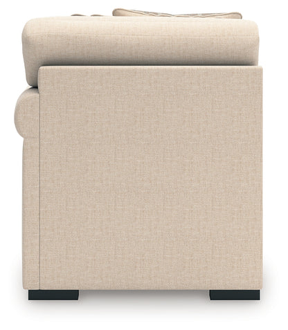 LadyMae Twill Right-Arm Facing Corner Chaise - 5940417