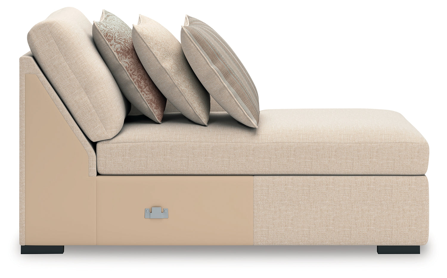LadyMae Twill Right-Arm Facing Corner Chaise - 5940417