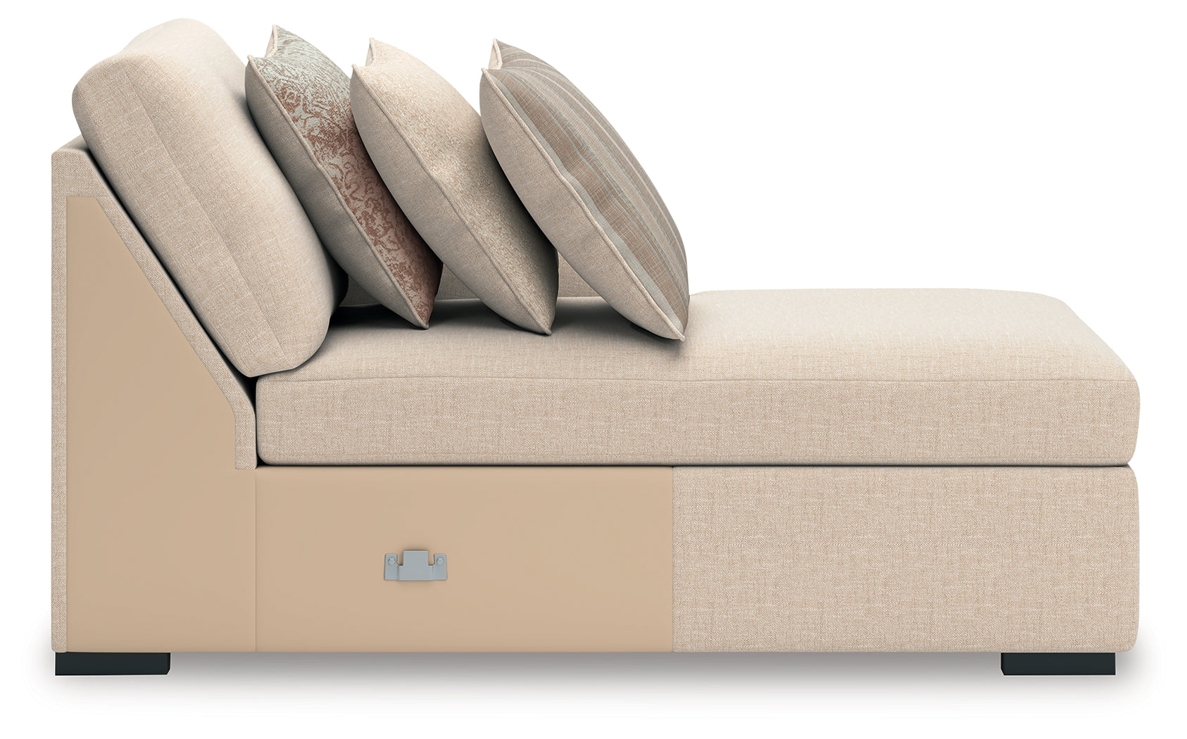 LadyMae Twill Right-Arm Facing Corner Chaise - 5940417