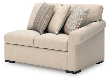 LadyMae Twill Right-Arm Facing Loveseat - 5940456