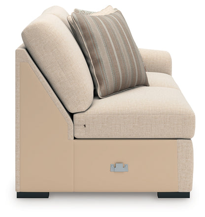 LadyMae Twill Right-Arm Facing Loveseat - 5940456