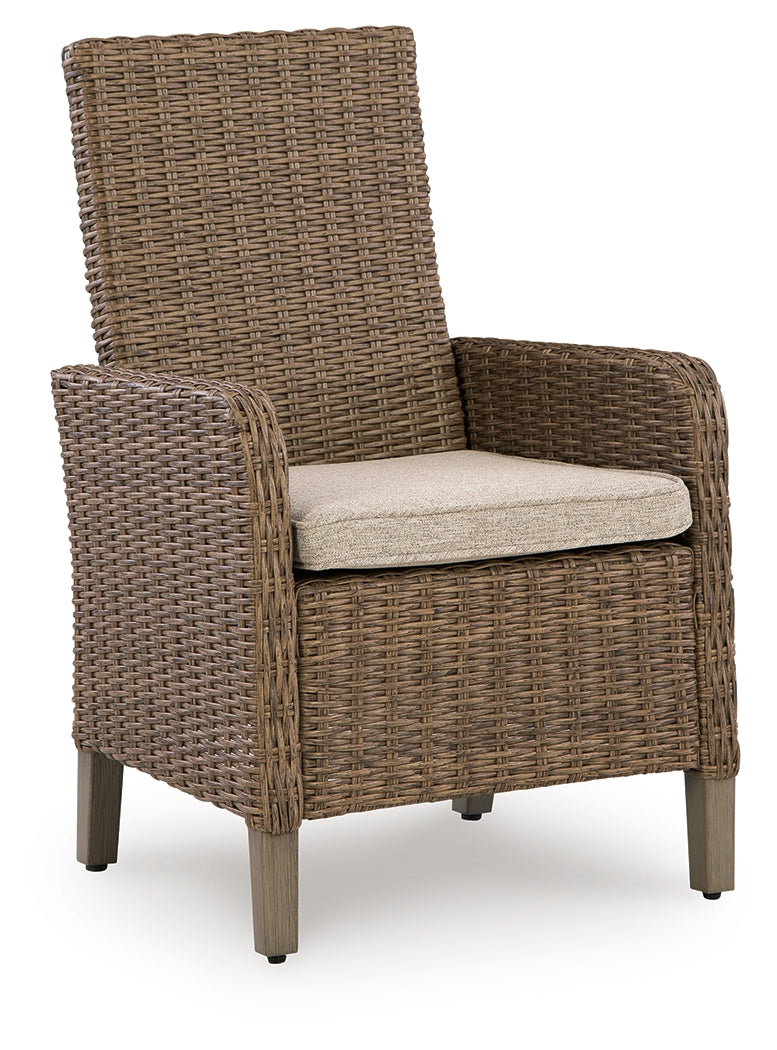 Laguna Heights Beige Arm Chair with Cushion (Set of 2) - PCP790-601A