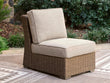 Laguna Heights Beige Outdoor Armless Chair with Cushion - PCP790-846