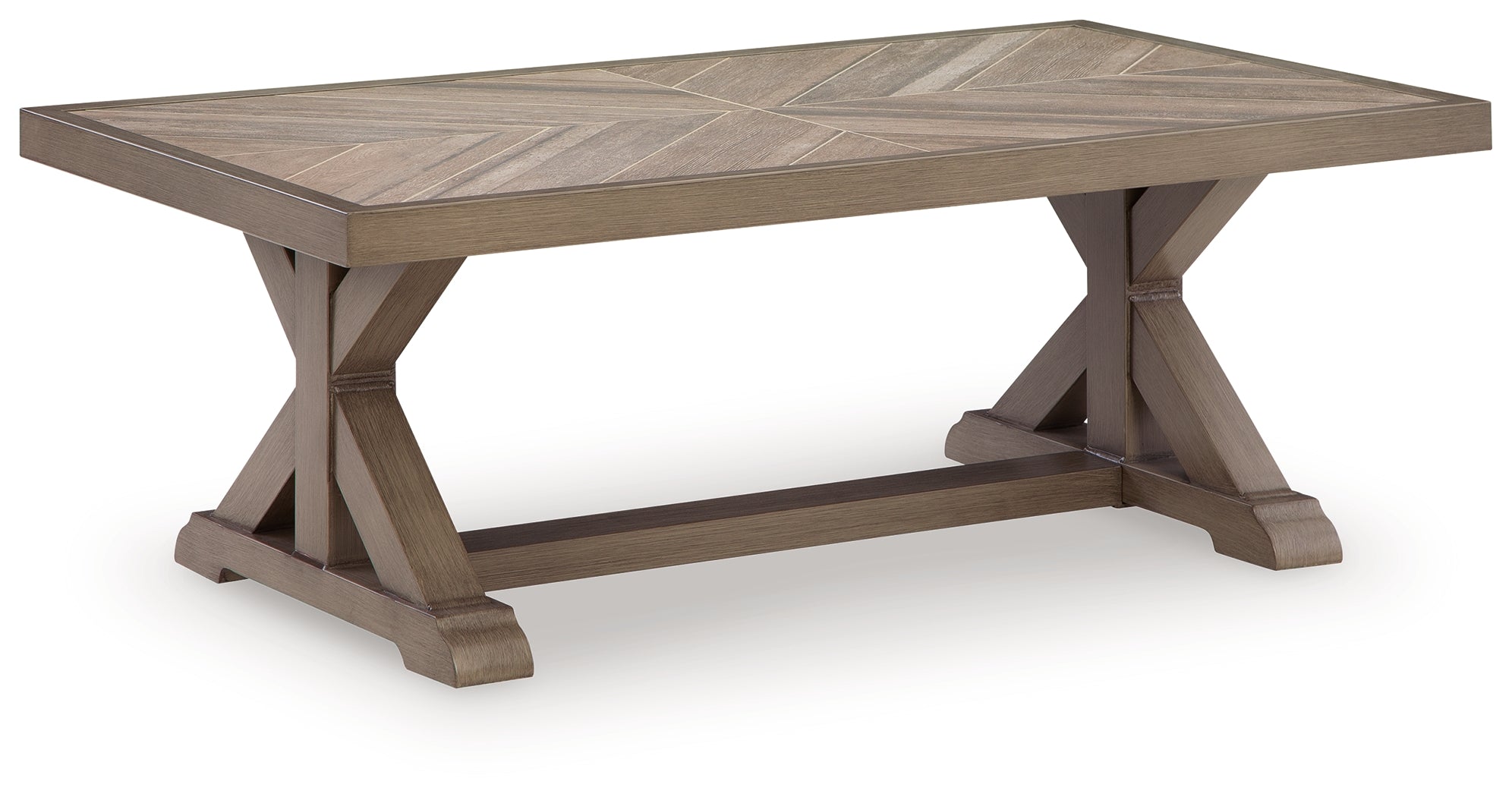 Laguna Heights Beige Outdoor Coffee Table - PCP790-701