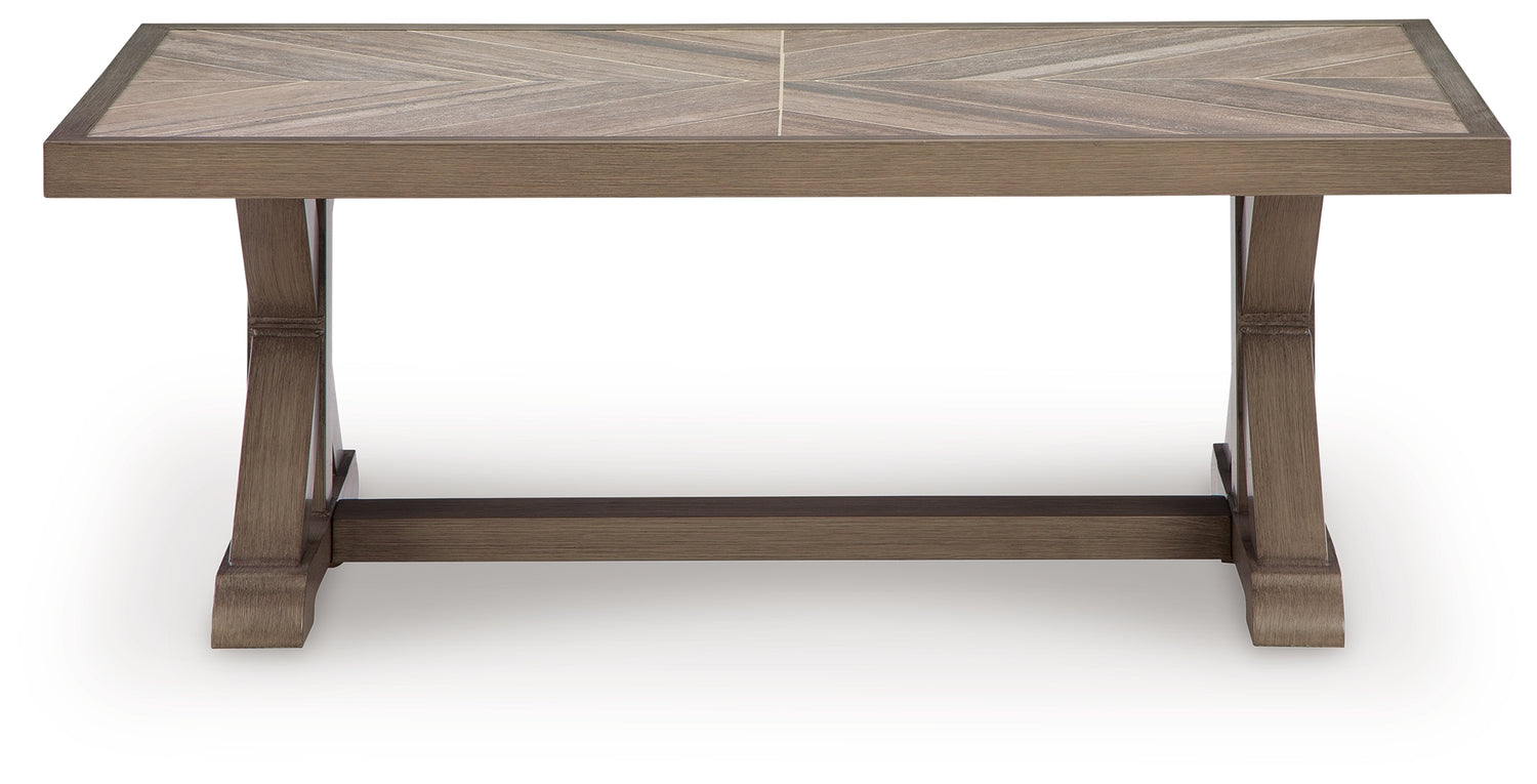 Laguna Heights Beige Outdoor Coffee Table - PCP790-701