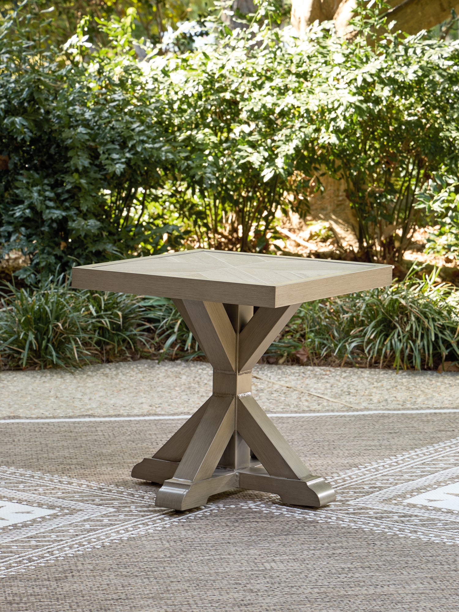 Laguna Heights Beige Outdoor End Table - PCP790-702