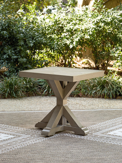 Laguna Heights Beige Outdoor End Table - PCP790-702