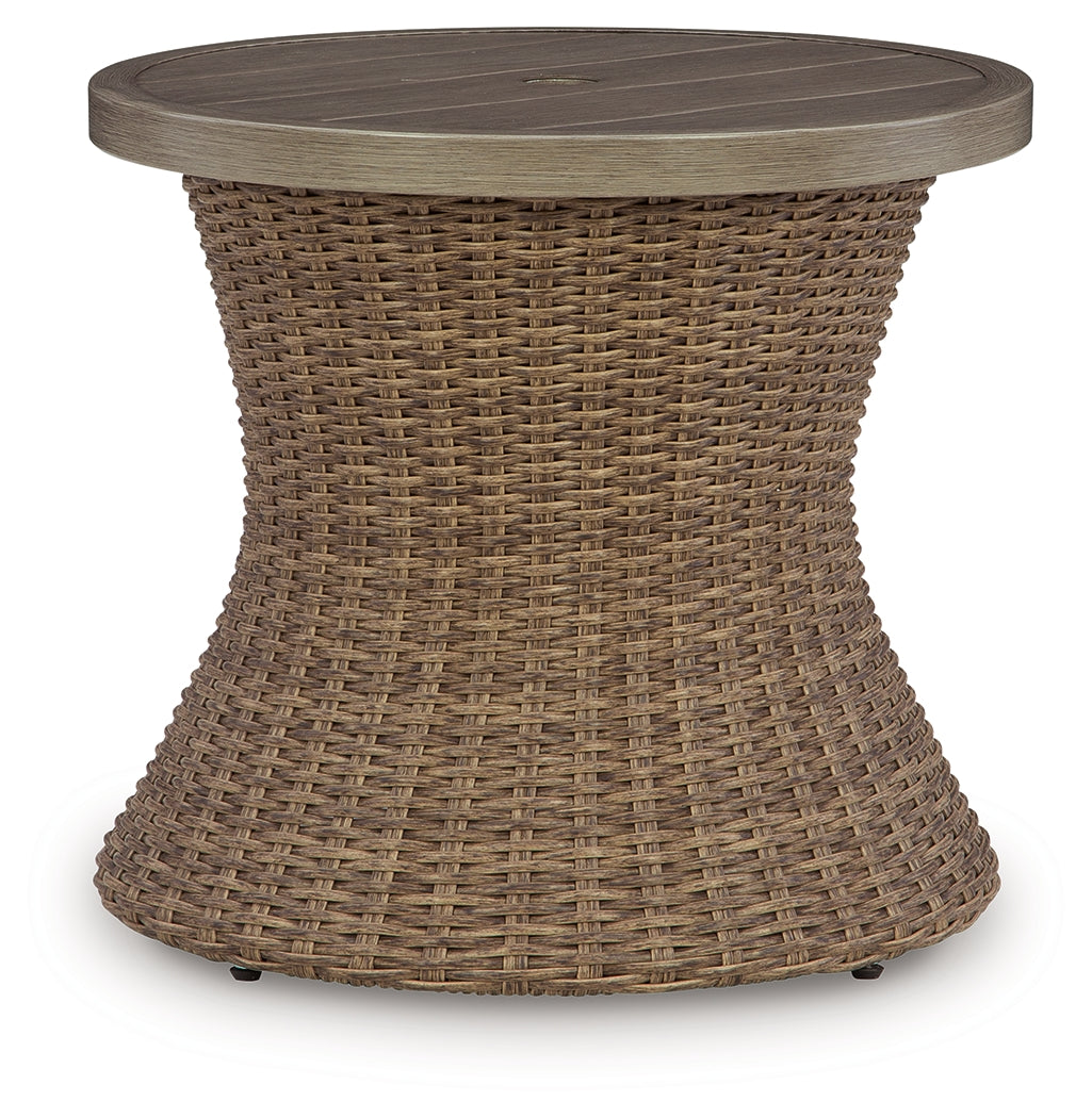 Laguna Heights Beige Outdoor End Table - PCP790-706