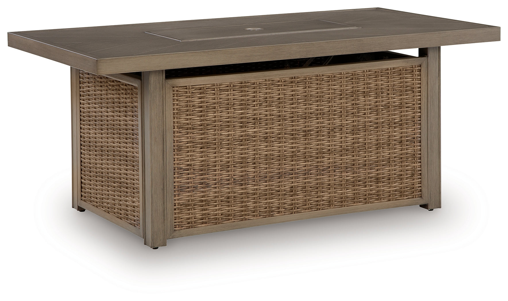 Laguna Heights Beige Outdoor Fire Pit Table - PCP790-773