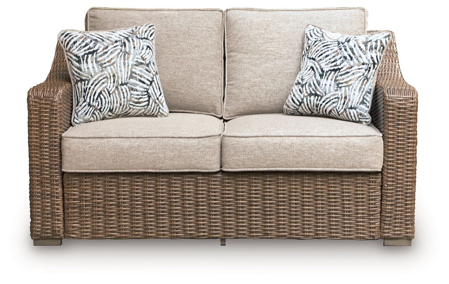 Laguna Heights Beige Outdoor Loveseat with Cushion - PCP790-835