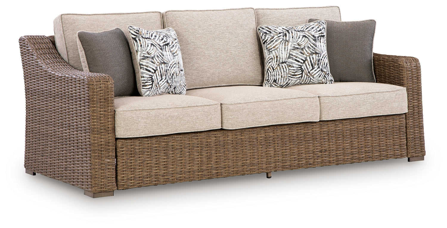 Laguna Heights Beige Outdoor Sofa with Cushion - PCP790-838
