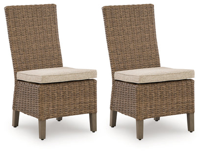 Laguna Heights Beige Side Chair with Cushion (Set of 2) - PCP790-601