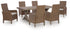 Laguna Heights Outdoor Dining Table and 6 Chairs in Beige from Ashley - Luna Furniture