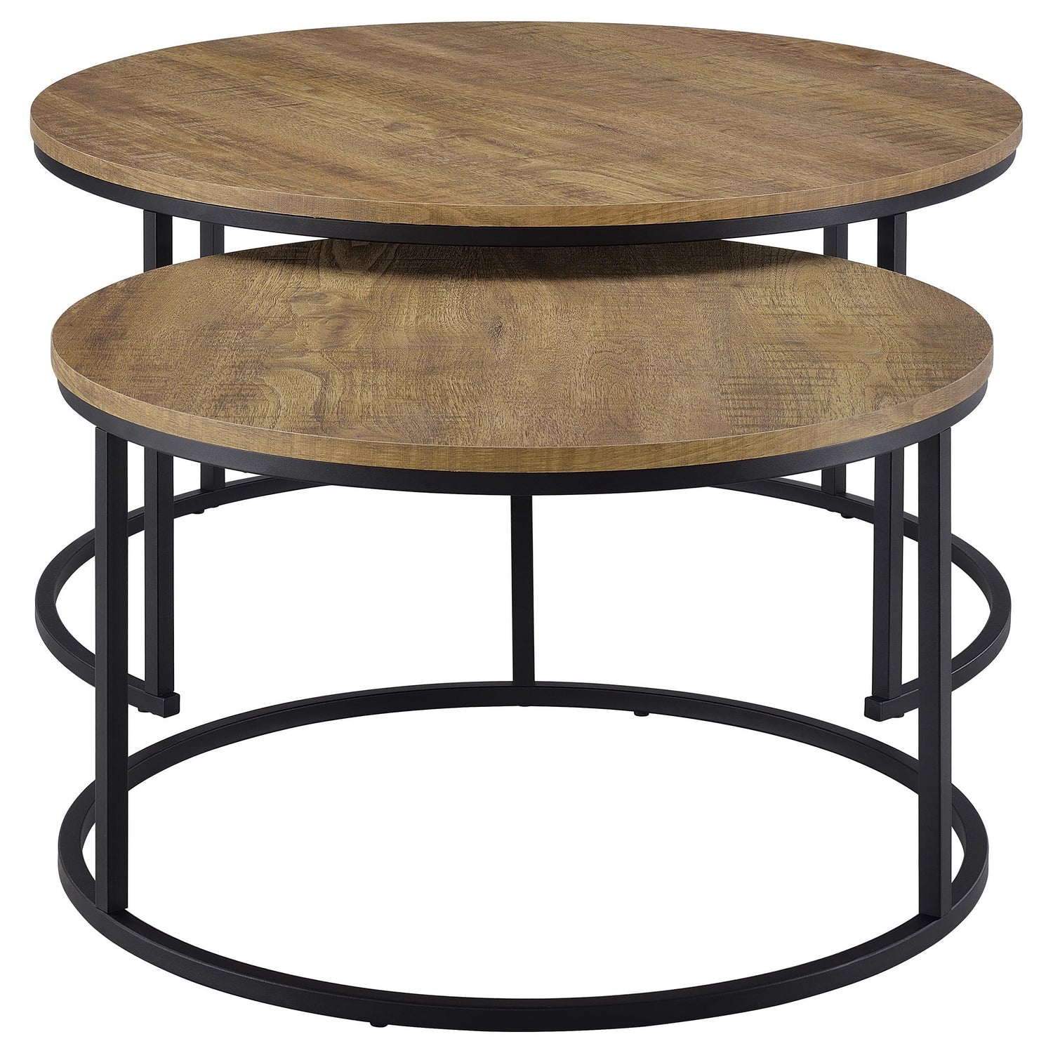 Lainey 2-piece Round Nesting Coffee Table Mango - 736030