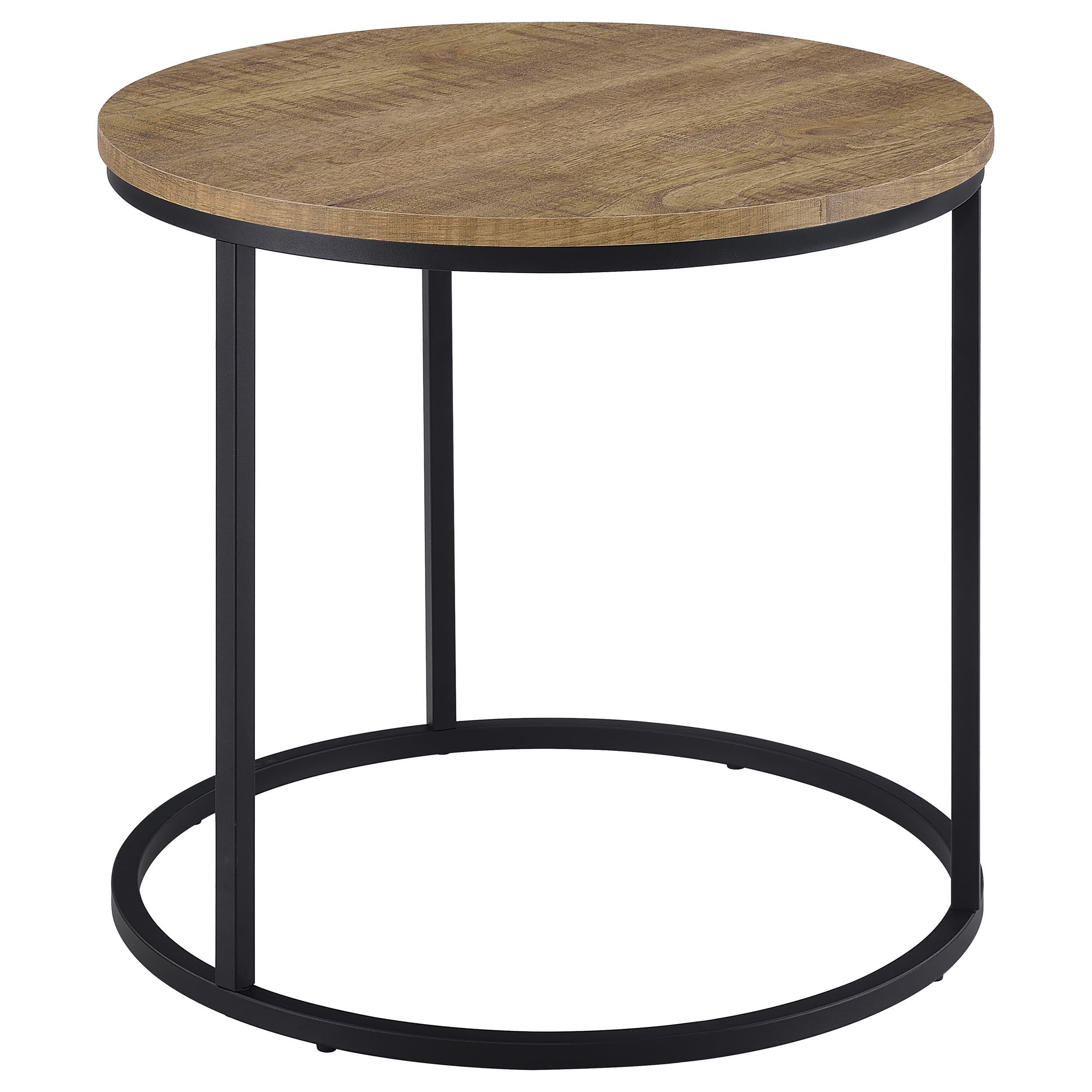 Lainey Round Occasional Side End Table Mango - 736037