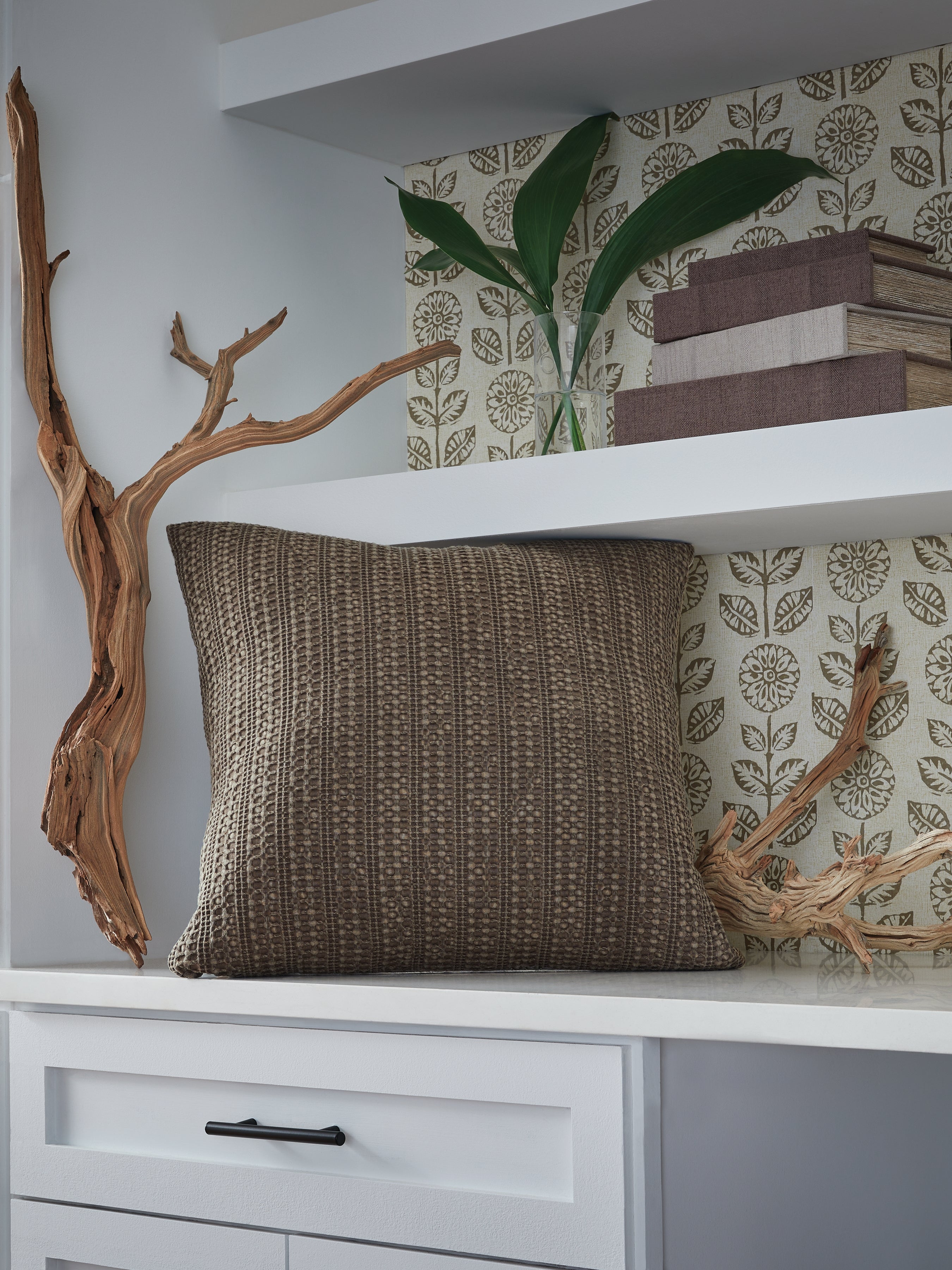 Landcher Brown Pillow (Set of 4) - A1001104