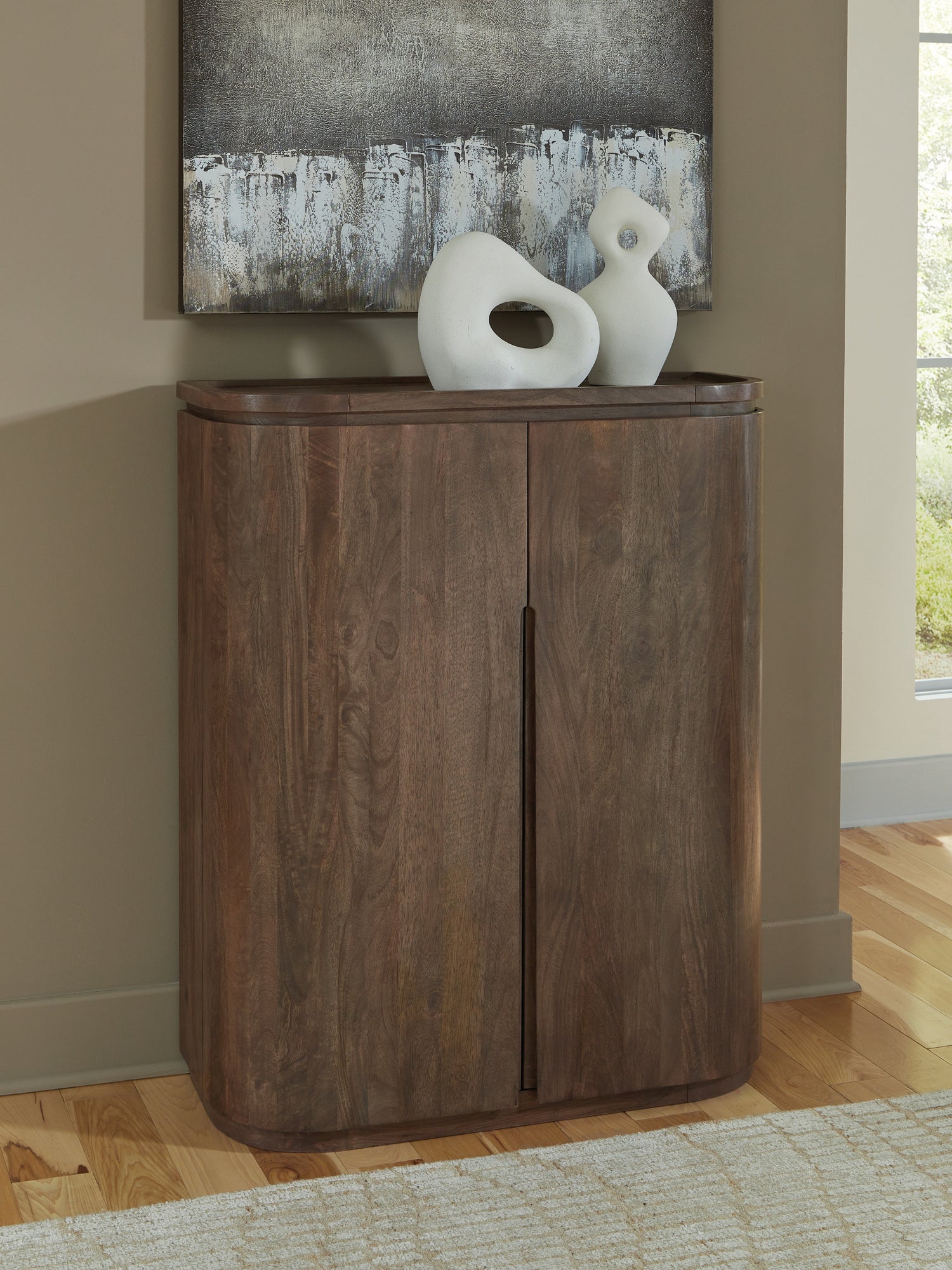 Landermont Medium Brown Bar Cabinet - A4000697