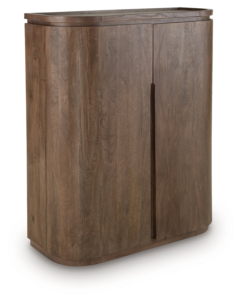 Landermont Medium Brown Bar Cabinet - A4000697