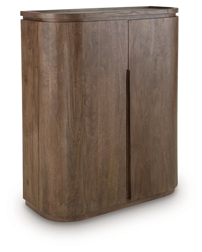 Landermont Medium Brown Bar Cabinet - A4000697