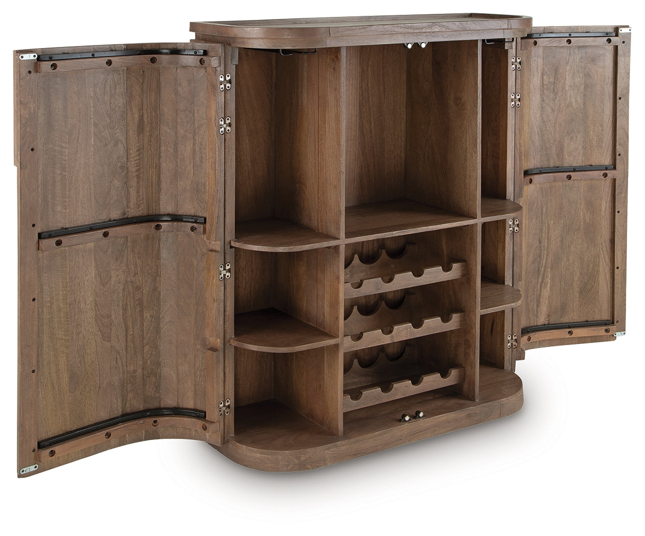 Landermont Medium Brown Bar Cabinet - A4000697