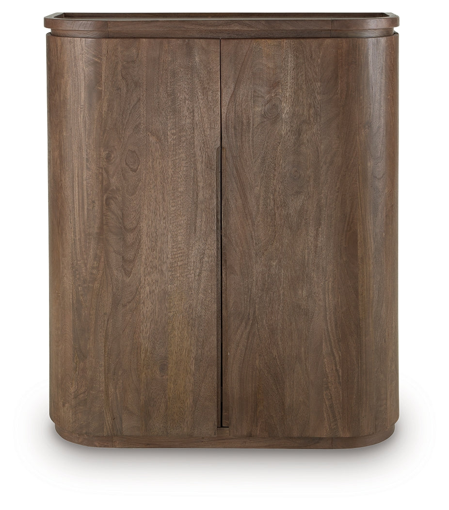 Landermont Medium Brown Bar Cabinet - A4000697