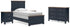 Landocken Full Panel Bed with Dresser and 2 Nightstands in Brown/Blue - PKG020336
