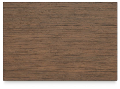 Landocken Full Panel Bed with Mirrored Dresser, Chest and 2 Nightstands in Brown/Blue - PKG020331