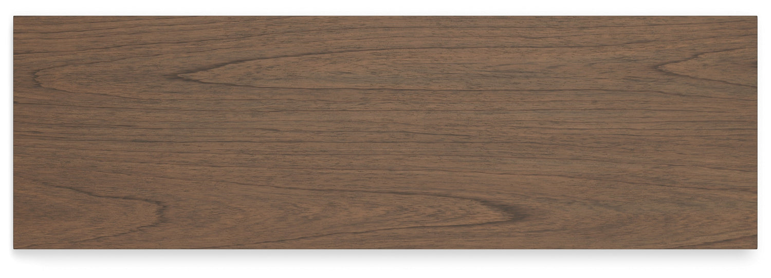Landocken Full Panel Headboard with Dresser and 2 Nightstands in Brown/Blue from Ashley - Luna Furniture