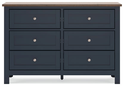 Landocken Twin Panel Bed, Dresser, Chest and Nightstand - B414B20