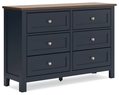 Landocken Twin Panel Bed, Dresser, Chest and Nightstand - B414B20