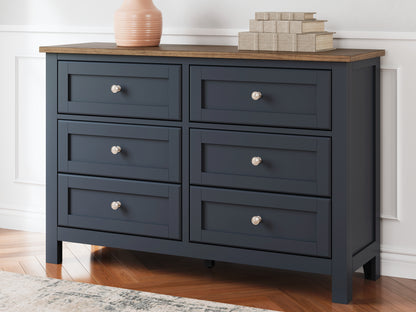 Landocken Twin Panel Bed, Dresser, Chest and Nightstand - B414B20