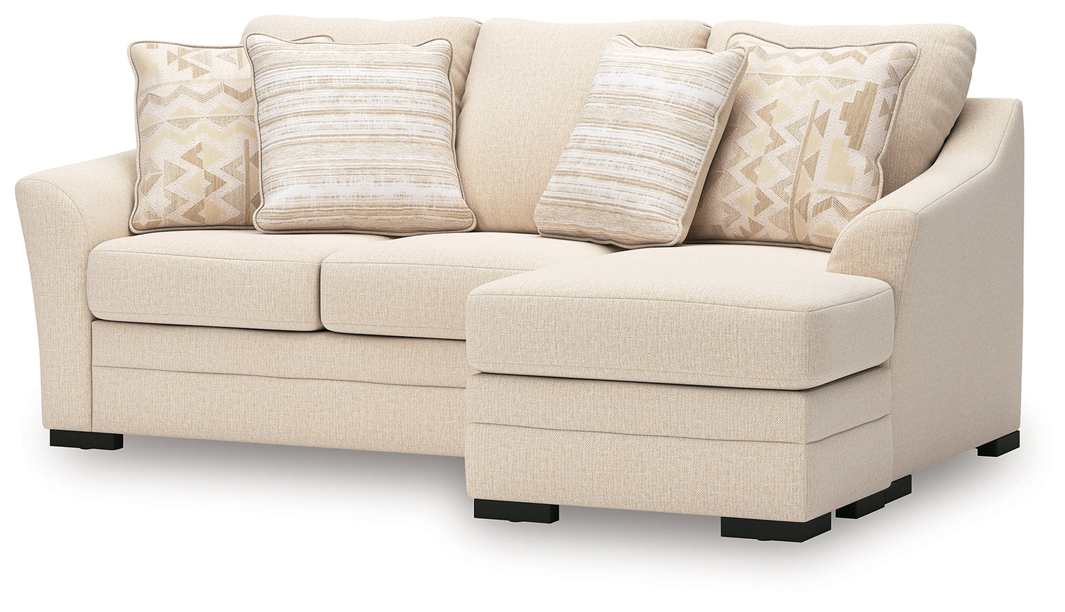 Lango Jute Queen Sofa Chaise Sleeper - 4860268